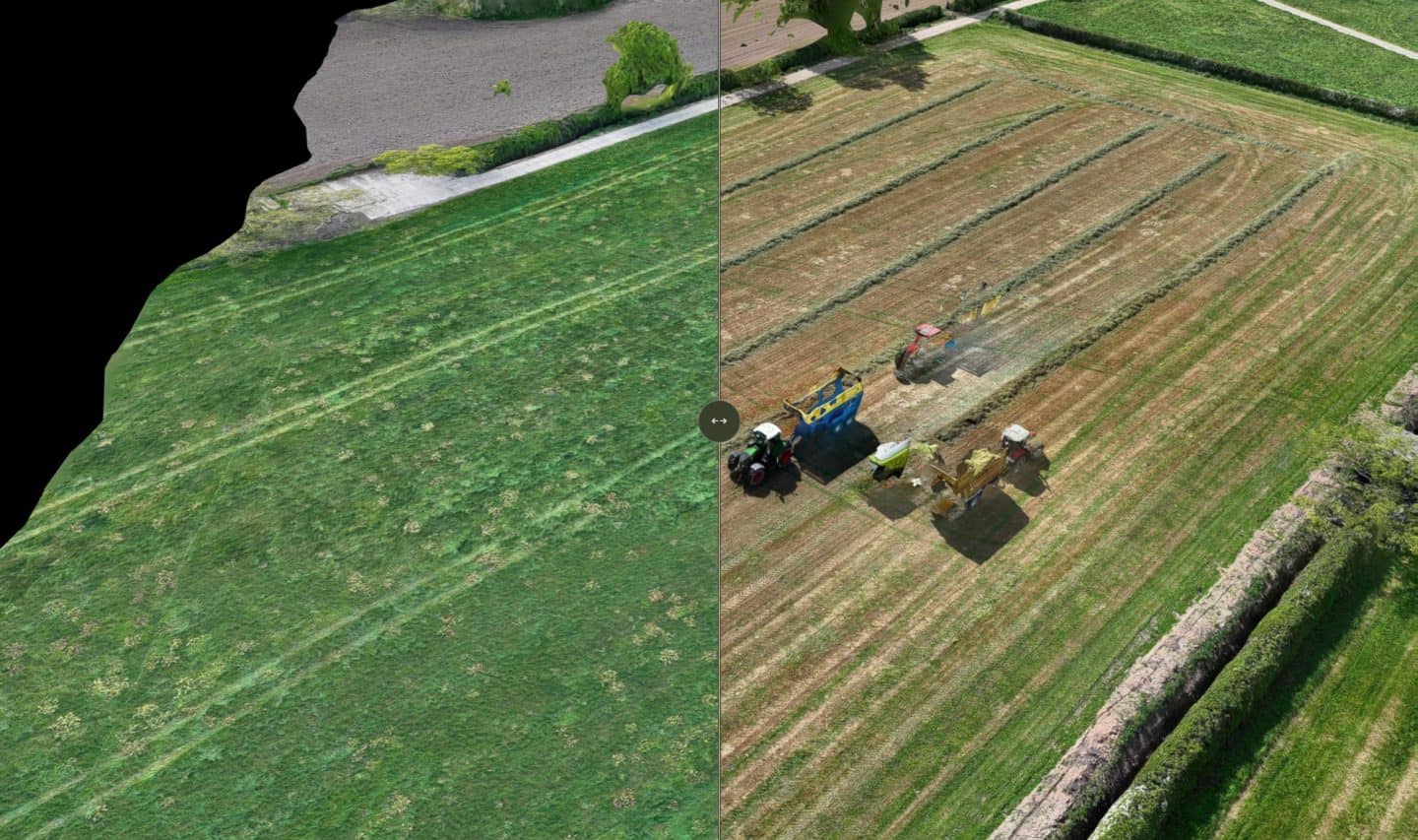 Lawn and field maintenance with machinery by Bryant Site Services.